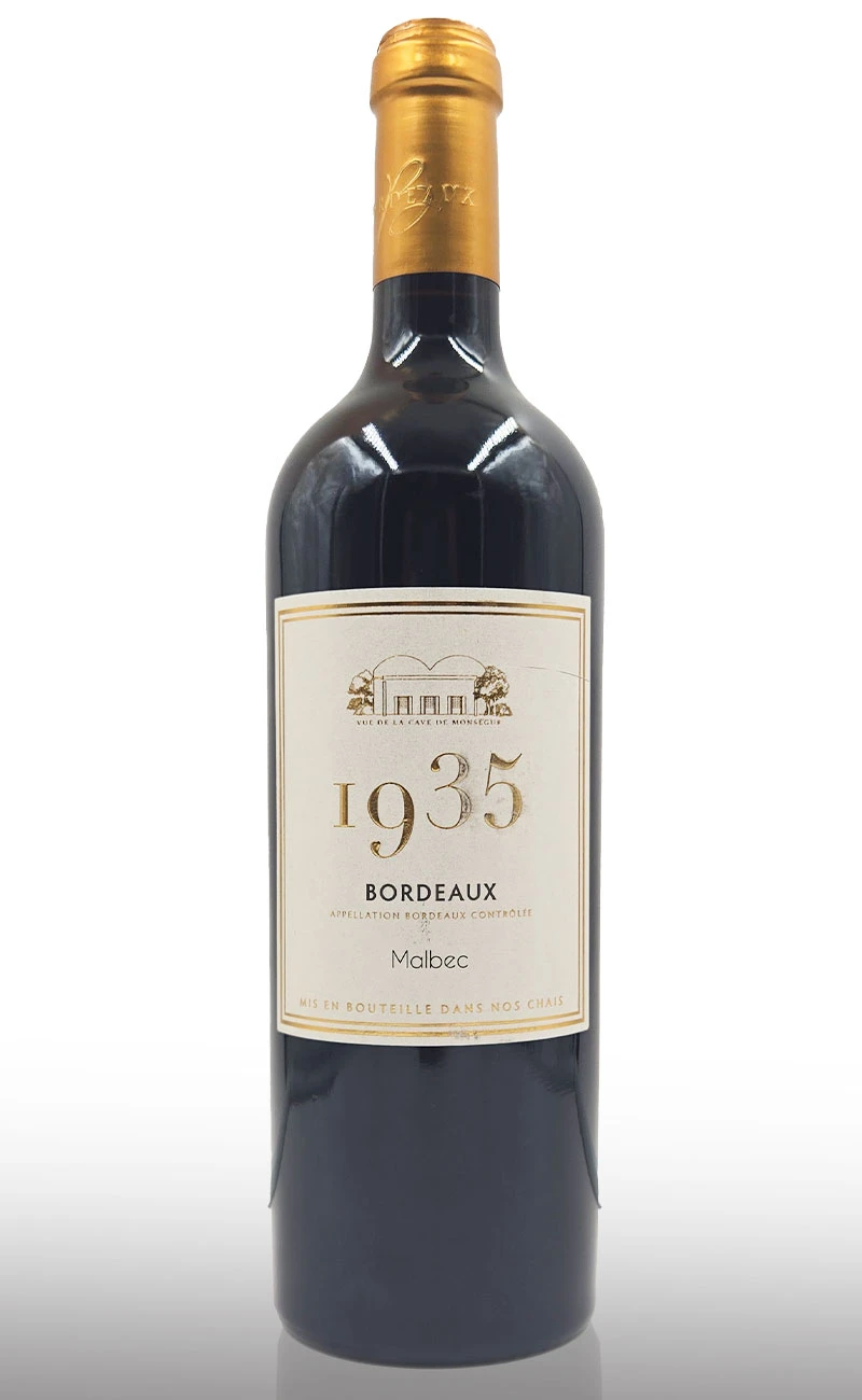 Vin rosu sec, Bordeaux Malbec 1935